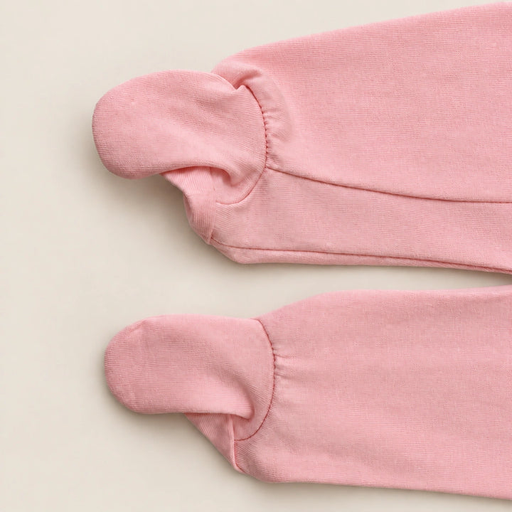 Crystal Rose | ZB Baby Romper Zipper – enclosed feet detail warm