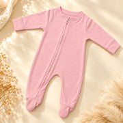 Crystal Rose | ZB Baby Romper Zipper – full diagonal luxury gold