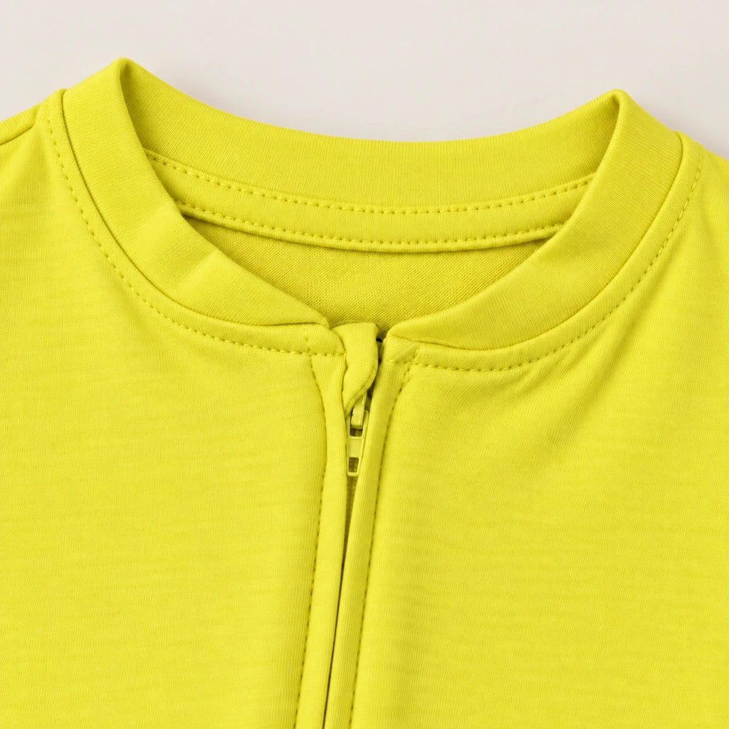 Lemon | ZB Baby Romper Zipper – zipper neck detail warm