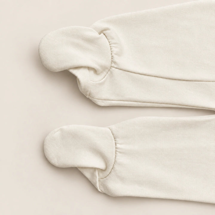 Off White | ZB Baby Romper Zipper – enclosed feet detail warm