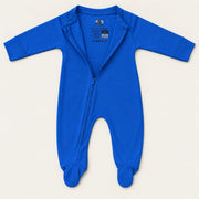 Royal Blue | ZB Baby Romper Zipper – open zip warm