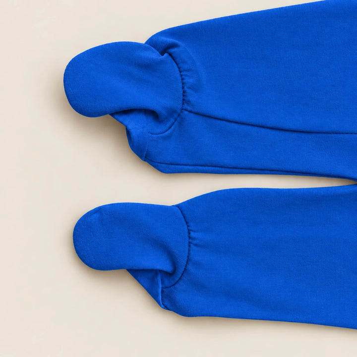 Royal Blue | ZB Baby Romper Zipper – enclosed feet detail warm