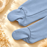 Summer Song | ZB Baby Romper Zipper – enclosed feet detail angle luxury gold