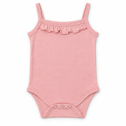 Crystal Rose | ZB Sleeveless Lace Bodysuit – front white