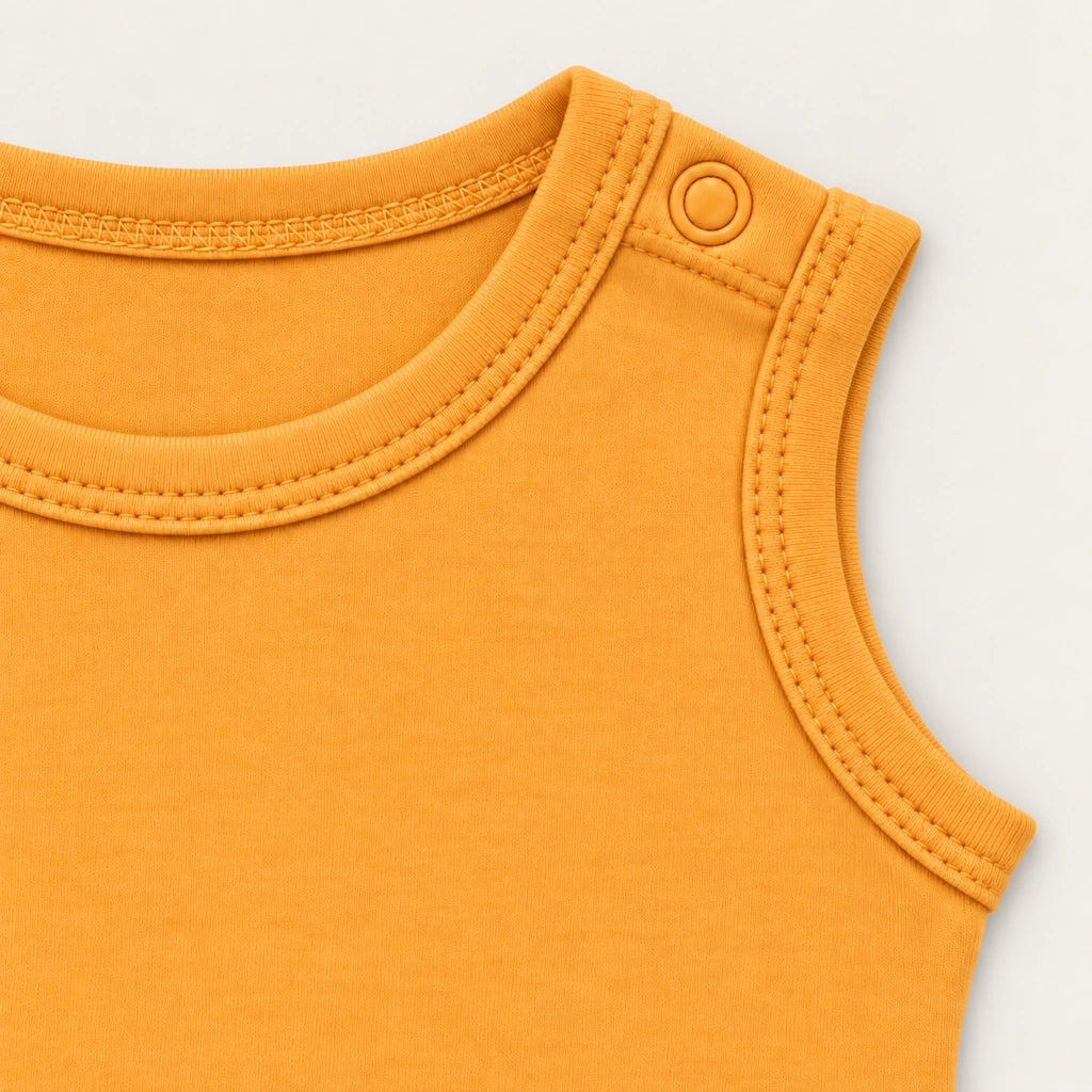 Citrus | ZB Bodysuit Sleeveless – shoulder snap detail warm