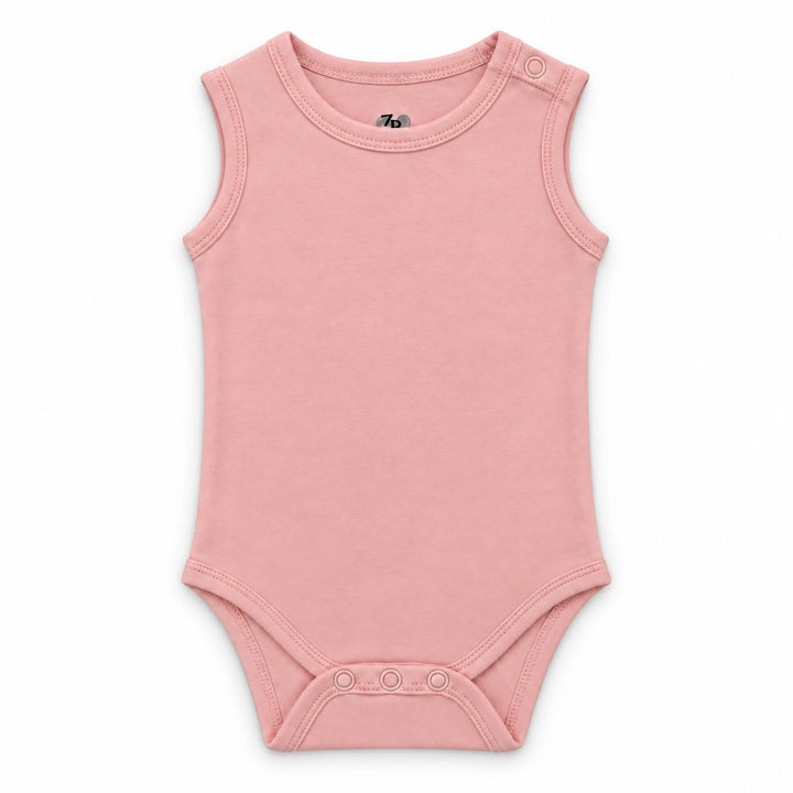 Crystal Rose | ZB Bodysuit Sleeveless – front white