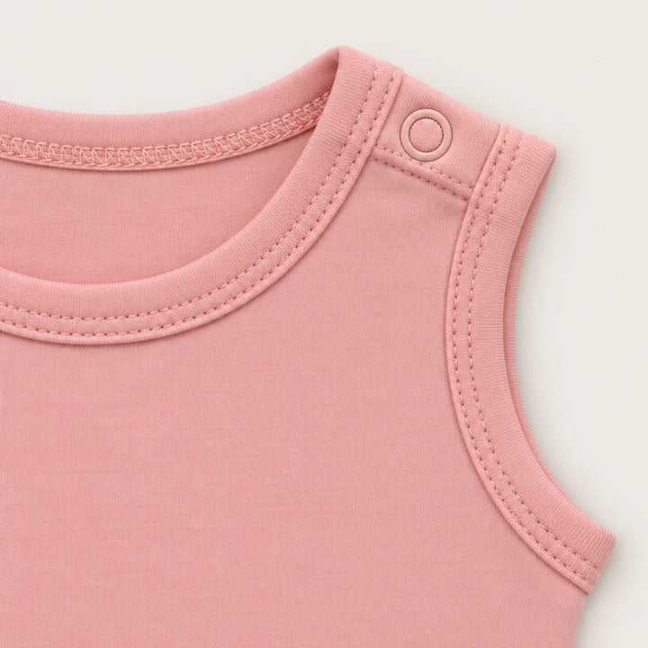 Crystal Rose | ZB Bodysuit Sleeveless – shoulder snap detail warm