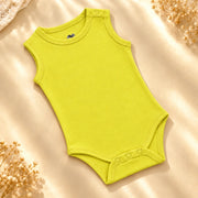 Lemon | ZB Bodysuit Sleeveless – angled full luxury gold