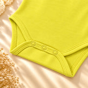 Lemon | ZB Bodysuit Sleeveless – three snaps detail angle luxury gold
