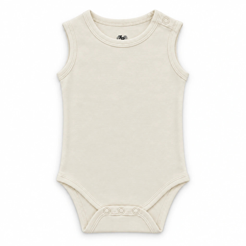 Off White | ZB Bodysuit Sleeveless – front white