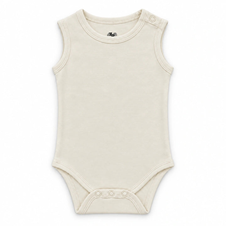 Off White | ZB Bodysuit Sleeveless – front white
