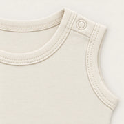 Off White | ZB Bodysuit Sleeveless – shoulder snap detail warm