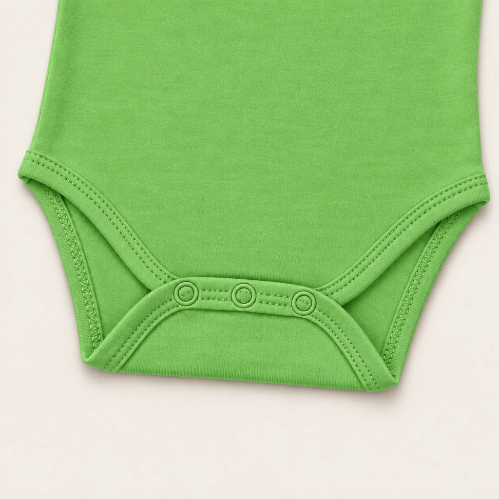 Parrot Green | ZB Bodysuit Sleeveless – snap detail warm