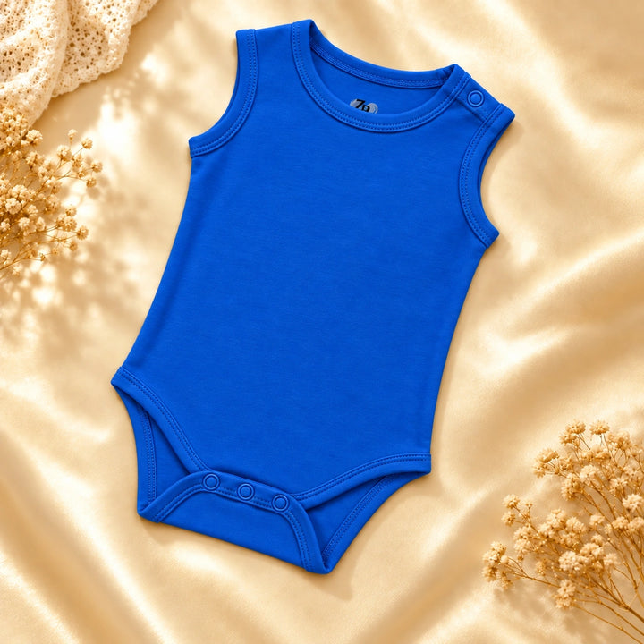 Royal Blue | ZB Bodysuit Sleeveless – full diagonal luxury gold