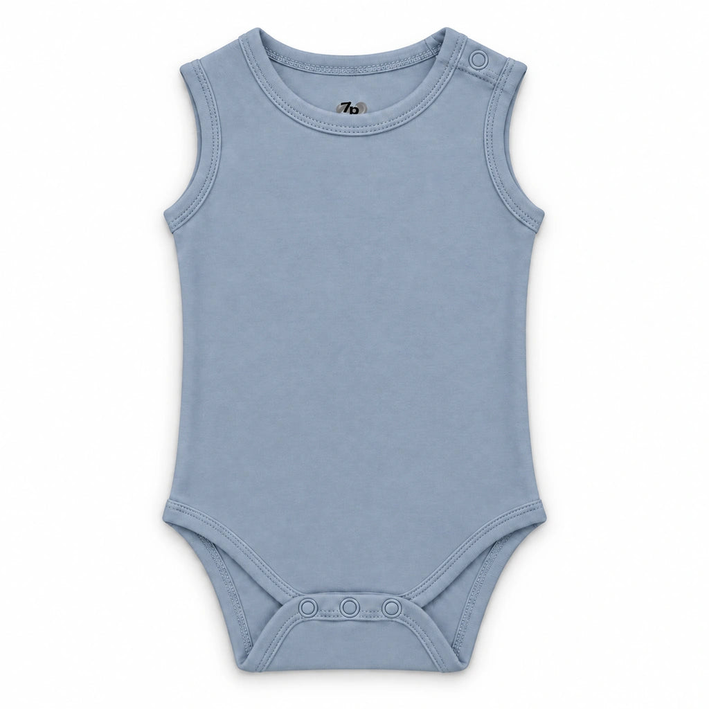 Summer Song | ZB Bodysuit Sleeveless – front white