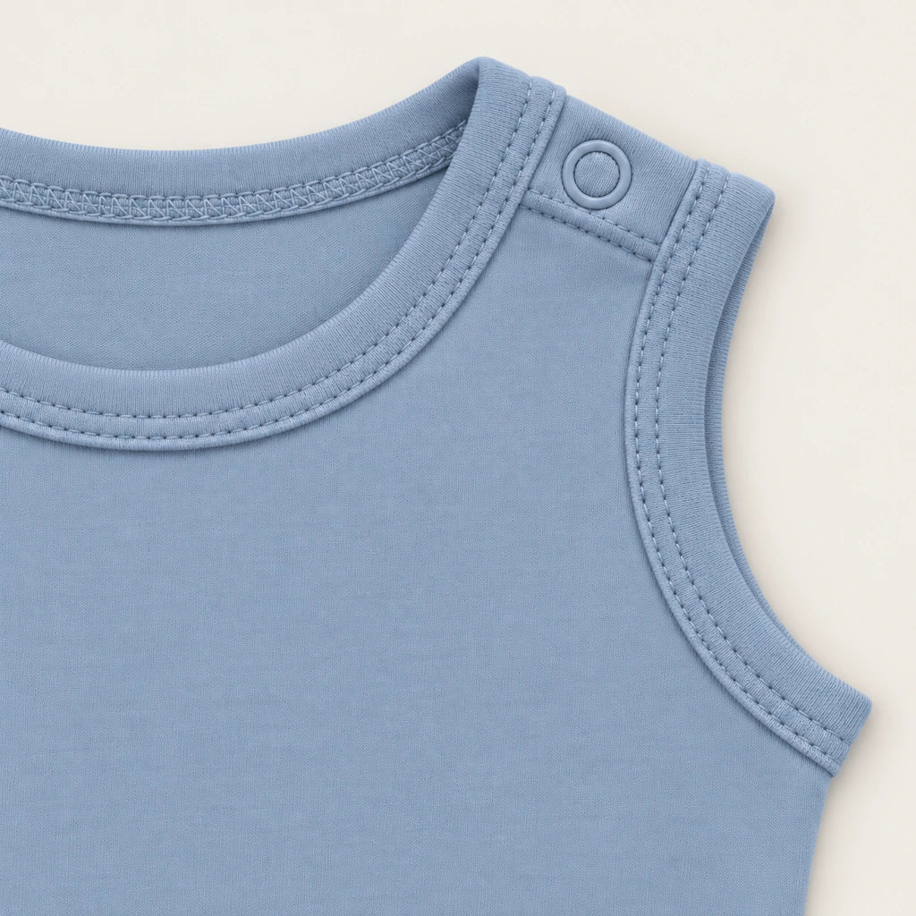 Summer Song | ZB Bodysuit Sleeveless – shoulder snap detail warm