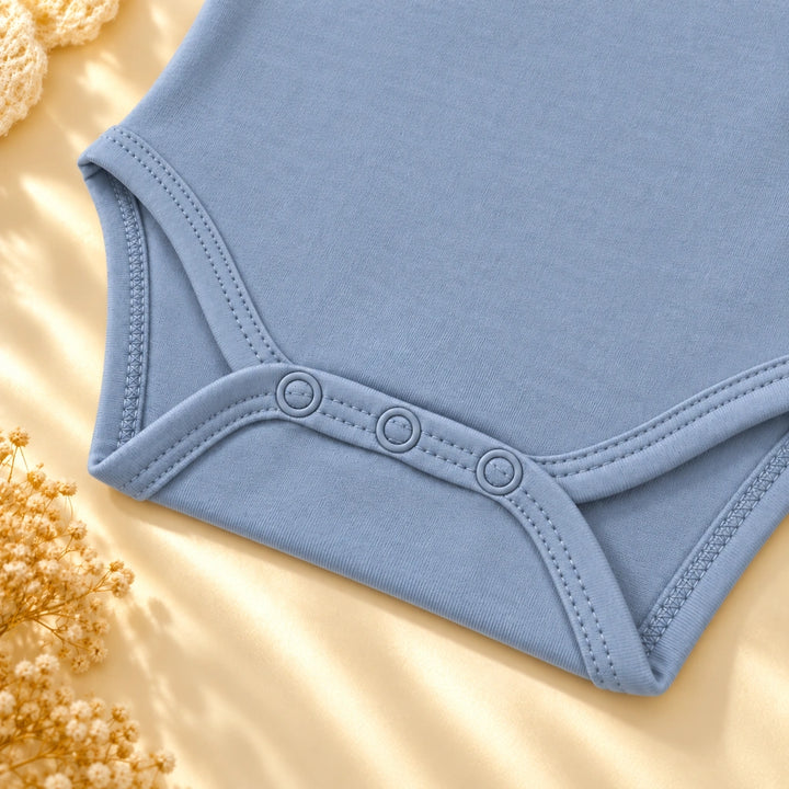 Summer Song | ZB Bodysuit Sleeveless – three snaps detail angle luxury gold
