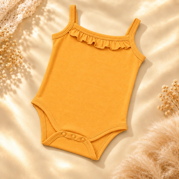 Citrus | ZB Sleeveless Lace Bodysuit – full diagonal luxury gold