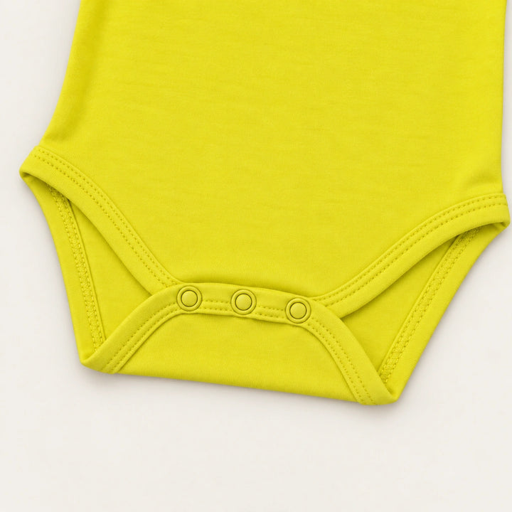 Lemon | ZB Sleeveless Lace Bodysuit – snap detail warm