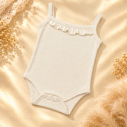 Off White | ZB Sleeveless Lace Bodysuit – full diagonal luxury gold
