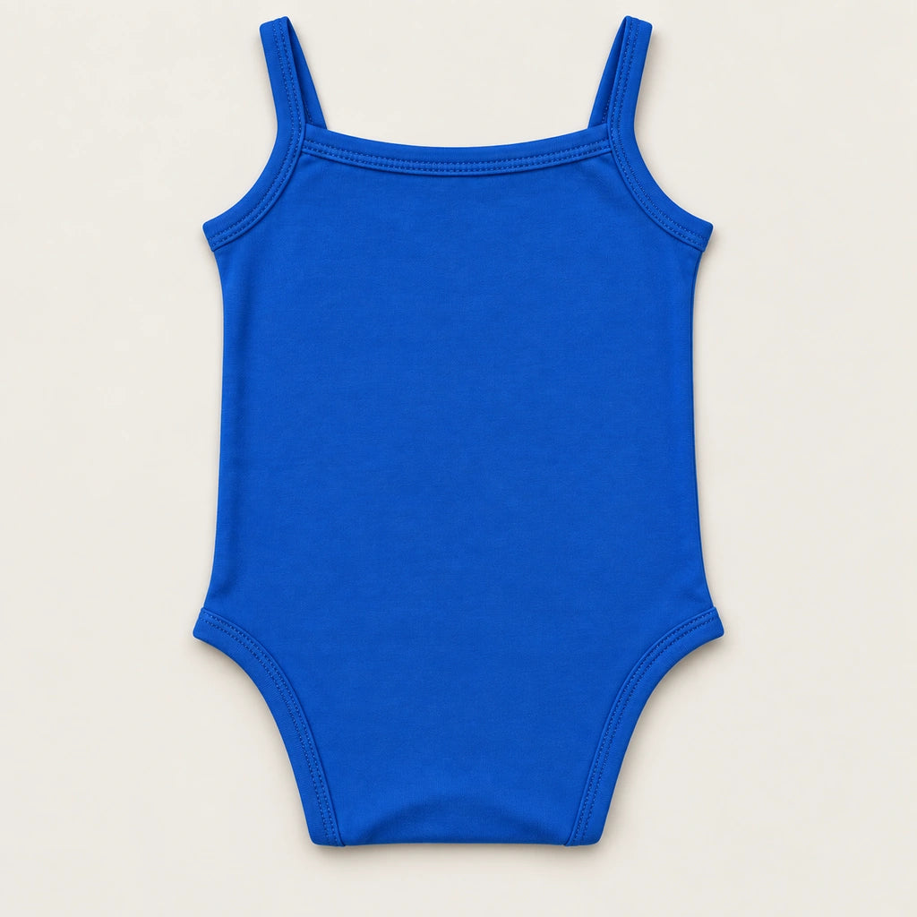 Royal Blue | ZB Sleeveless Lace Bodysuit – back warm