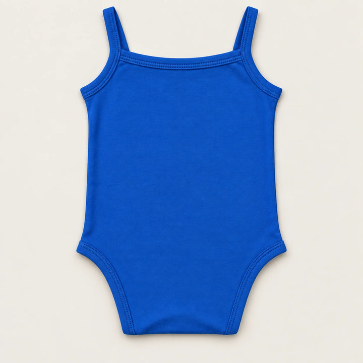 Royal Blue | ZB Sleeveless Lace Bodysuit – back warm