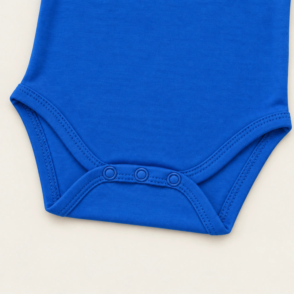 Royal Blue | ZB Sleeveless Lace Bodysuit – snap detail warm