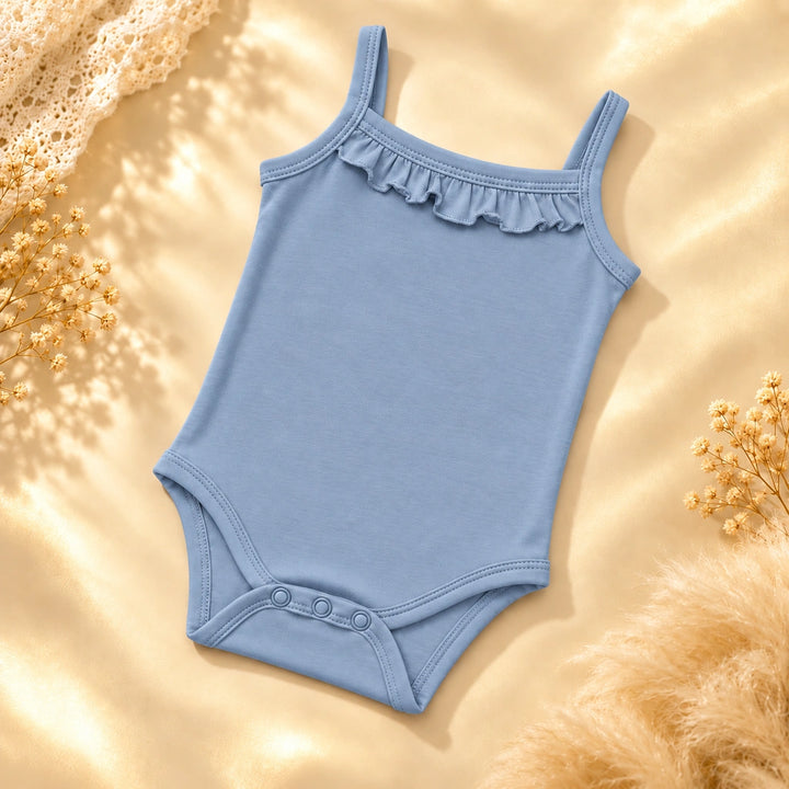 Summer Song | ZB Sleeveless Lace Bodysuit – full diagonal luxury gold