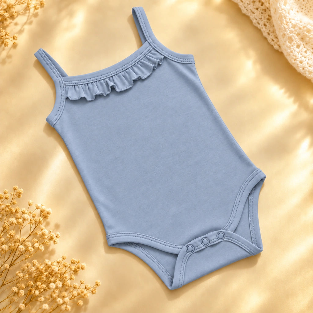 Summer Song | ZB Sleeveless Lace Bodysuit – angled full luxury gold