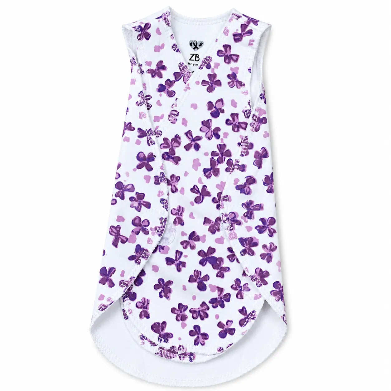 White Cute Flower Print – Little Wardrobe Collection – View 2