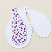White Cute Flower Print – Preemie / NICU Sleeveless Shirt – View 2