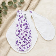 White Cute Flower Print – Preemie / NICU Sleeveless Shirt – View 5