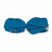 Teal Teddy Bear Print – Preemie / NICU Socks – Updated Accessories View 1