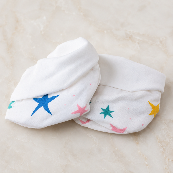 White Star Print – Preemie / NICU Socks – Updated Accessories View 4