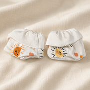 White Sun Print – Preemie / NICU Socks – Updated Accessories View 5