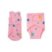Pink Star Print – Preemie/NICU Summer Starter Set – View 2